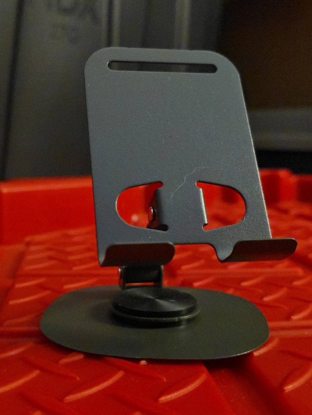 Adjustable Metal Phone/Tablet Stand - Dark Gray